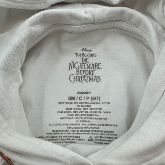 The Nightmare Before Christmas Zero Hoodie Dress – Kids Size Small - Picture 4 of 5